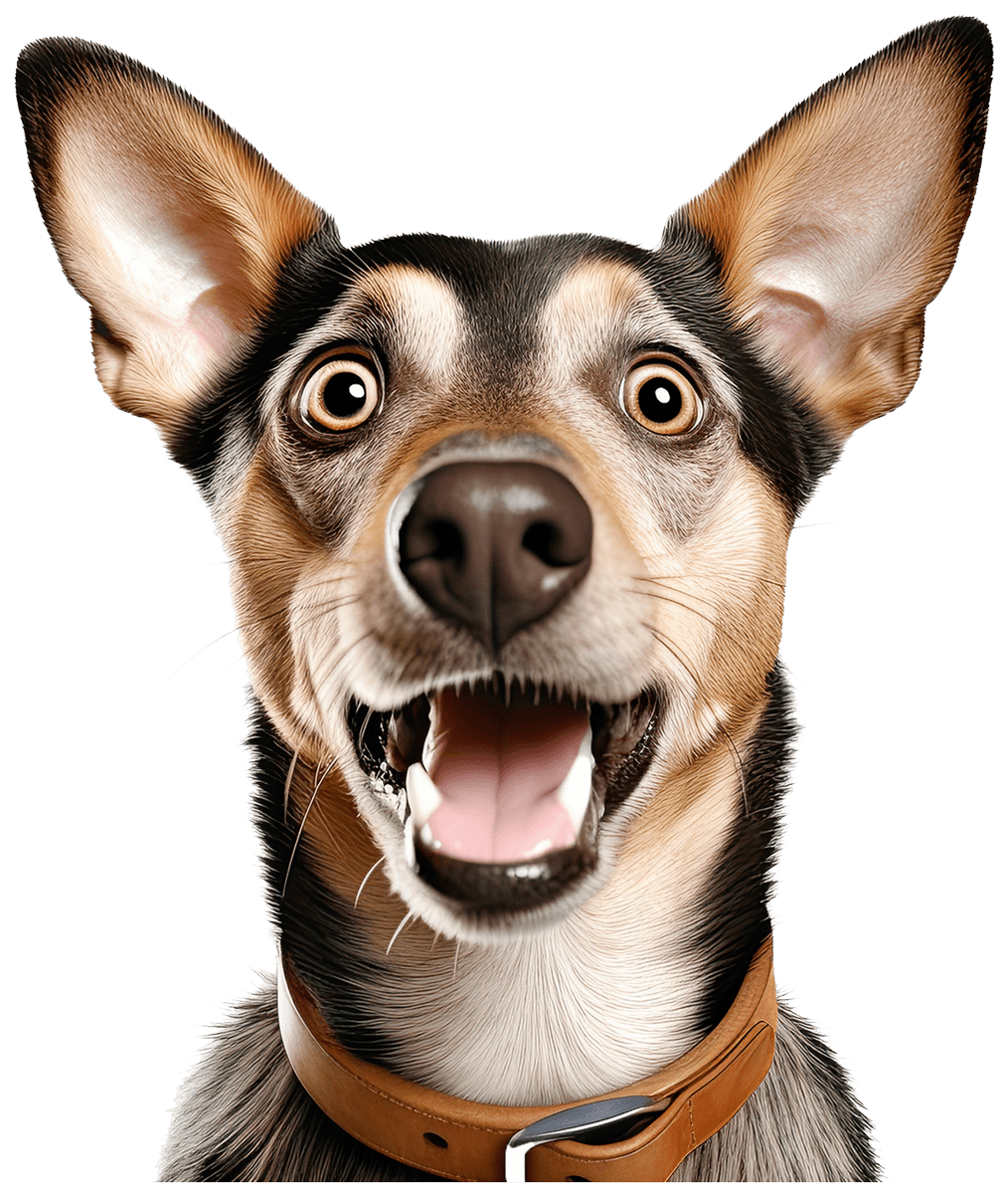 Hund mit Blickkontakt